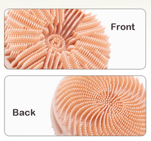 Cepillo Exfoliante de Silicona de Doble Cara, Cepillo para Champú, Lavador de Cuerpo de Silicona - Product Image 5