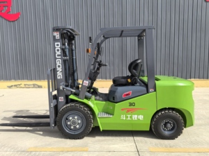 Yüksek kaliteli DOUGONG CPD Mini elektrikli forkliftler 48V 1-5 Ton lityum-iyon pil CE/ISO9001 sertifikalı rekabetçi pil fiyatı - Product Image 2