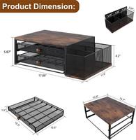 Station de café en métal à 2 couches Organisateur de porte-gobelets K-Cup Tiroir de rangement pour dosettes de café de comptoir Organisateur de couvercles de tasses jetables