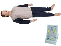 Mannequin de formation en RCP à corps entier très vendu pour les écoles de médecine Compression thoracique externe Mannequin de RCP Formation aux premiers secours
