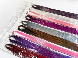 Tira <span class=keywords><strong>de</strong></span> Lentejuelas Brillantes para el Cabello, Color Arcoíris, Deslumbrante, para Mujeres Hippies, para <span class=keywords><strong>Trenzas</strong></span>, Tocado, Extensiones <span class=keywords><strong>de</strong></span> Cabello <span class=keywords><strong>Postizas</strong></span>, Decoración, Tiras Brillantes - Product Image 4