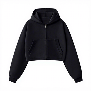 Sweat-shirt à capuche personnalisé de qualité supérieure pour homme, en polyester et coton molletonné, brodé, coupe classique, pour l'extérieur et l'hiver - Product Image 4