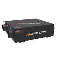 Système de ventilation à double flux MIA-15SXL 150m3/h pour les bâtiments résidentiels, les hôpitaux et les hôtels, avec des caractéristiques de flux bidirectionnel flexible pour les systèmes HVAC