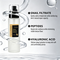 Sérum Visage Anti-rides et Éclaircissant à la Bave d'Escargot, Cosmétique Coréen Nourrissant pour la Peau, Essence de Soin Beauté à Marque Blanche