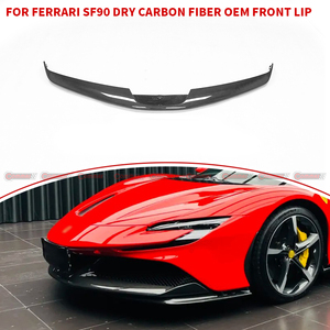 ลิ้นดิฟฟิวเซอร์หน้าคาร์บอนไฟเบอร์แห้งคุณภาพดี สไตล์ OEM สำหรับรถยนต์ Ferrari SF90 - Product Image 1