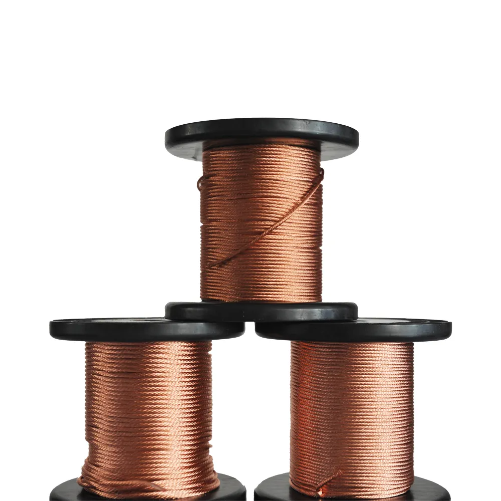 Fio de cobre trançado de venda quente Fio de terra de cobre flexível trançado plano