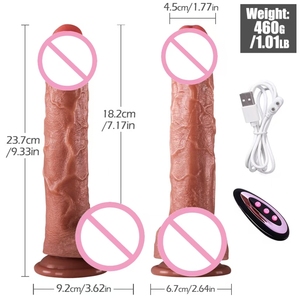 Vibrateur Dildo Féminin en Silicone à Télécommande Sans Fil, Jouets Sexuels Électriques Simulant un Pénis, Vente en Gros - Product Image 4