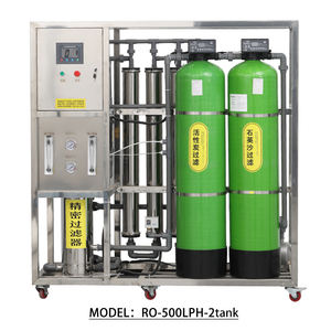 Mesin Pemurnian Air Sumur Bor Reverse Osmosis Kecil 500LPH 220V Pompa PLC 1 Tahun Perawatan Stasiun Pengisian Air - Product Image 4