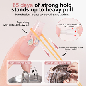 <span class=keywords><strong>Pegamento</strong></span> <span class=keywords><strong>para</strong></span> <span class=keywords><strong>Uñas</strong></span> <span class=keywords><strong>Postizas</strong></span> Missgooey Factory Sin Luz, Secado Rápido, No Pegajoso, Adhesivo <span class=keywords><strong>Fuerte</strong></span> de Larga Duración (65 días) - Product Image 4