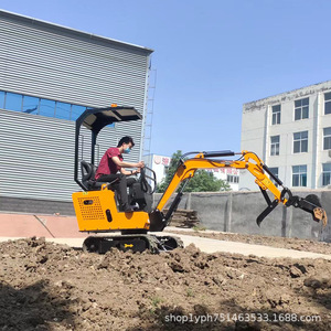 Miniexcavadora de 1 tonelada tipo oruga con radio de giro corto para excavación y demolición - Product Image 2