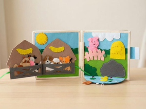 Jouets éducatifs en feutre inspirés de Montessori pour l'apprentissage préscolaire, les compétences sensorielles, l'éducation des enfants de 3 à 6 ans, garçons et filles - Product Image 3