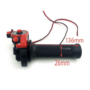 Poignées universelles à accélérateur pour <span class=keywords><strong>moto</strong></span>, câble de commutation d'<span class=keywords><strong>allumage</strong></span>, On-Off, pour Kawasaki Yamaha Honda KTM, 22mm, livraison gratuite - Product Image 3