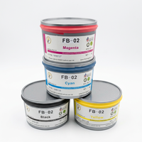 Encre d'impression offset éco-solvant CMYK Bonedry pour BD-130X 1 kg pour l'impression d'emballages