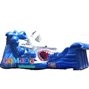 Glissière d'eau gonflable commerciale <span class=keywords><strong>de</strong></span> requin pour l'enfant grand cavalier <span class=keywords><strong>de</strong></span> maison <span class=keywords><strong>de</strong></span> rebond bon marché - Product Image 2