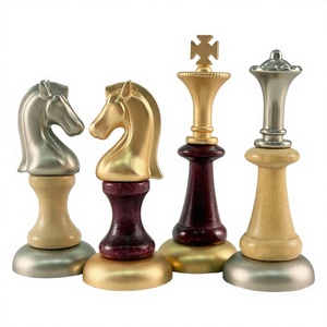 Pezzi degli <span class=keywords><strong>Scacchi</strong></span> in Metallo di Alta Qualità, Accessori per Giochi da Tavolo per Bambini, Pezzi degli <span class=keywords><strong>Scacchi</strong></span> di Lusso da <span class=keywords><strong>3</strong></span> Pollici Rossi Certificati CE, Vendita Calda - Product Image 1