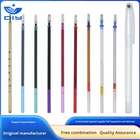 0.5MM point de croix coloré or argent PU cuir tissu tailleur soluble dans l'eau haute température disparaître stylo marqueur recharge