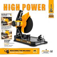 DINGQI Machine à découper 355 mm (14 pouces) 2600 W 4100 tr/min pour acier au carbone, acier inoxydable, profilés et tuyaux en aluminium, coupe propre 220-240 V