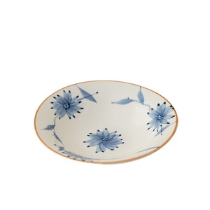 Platos de servir de cerámica pintados a mano, redondos, con diseño de plantas orientales, para fiestas. - Product Image 5