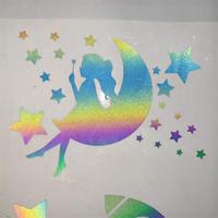 Feuille réfléchissante holographique bon marché à haute lumière pour le transfert de chaleur sur la veste