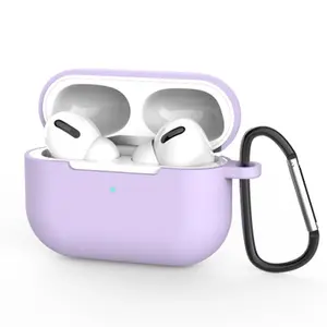 Schokbestendig Headset Cover Mini Siliconen Case Oortelefoon Voor Apple Airpods Pro Oortelefoon Houder