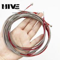 HIVE Direct Supply - Cuerdas de Acero de Alta Calidad para Bajo de 5 Cuerdas, con Extremos Recubiertos de Terciopelo Eléctrico