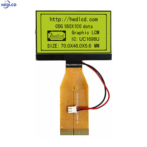 ขายโรงงาน3.0นิ้ว70*46มม. 180*100 180x100กราฟิกโมดูลจอแสดงผล LCD แผงหน้าจอที่มีอินเตอร์เฟซ UC1698ขนาน - Product Image 2