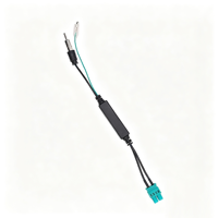 Câble adaptateur d'antenne radio double FAKRA, amplificateur de signal FM AM, faisceau pour autoradio Volkswagen Audi Skoda OEM