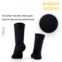 Chaussettes de natation en néoprène de 3 mm avec grip antidérapant, chaussettes de plongée imperméables pour la plongée avec tuba et le surf