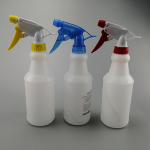 <span class=keywords><strong>Bouteille</strong></span> pulvérisatrice vide en plastique HDPE couleur naturelle, 32 oz, 24 oz, 16 oz, résistante aux produits chimiques, professionnelle, robuste - Product Image 2