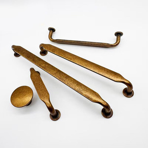 Poignée <span class=keywords><strong>de</strong></span> meuble en alliage <span class=keywords><strong>de</strong></span> zinc bronze style américain, finition vieillie, pour armoires <span class=keywords><strong>de</strong></span> cuisine - Grande Vente - Product Image 6