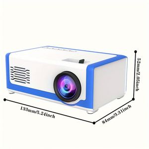 Proyector LED con USB, Mini Proyector Portátil 1080P, Control Remoto, Proyector de Películas para Interiores/Exteriores M1 - Product Image 4