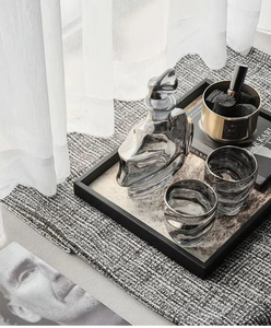 Personnalisable conçu léger luxe modèle chambre whisky verre à vin ensemble plateau décorations créatives ornements - Product Image 1