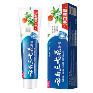 Pasta de dientes Yunnan Sanqi Flower 100g Blanqueadora para el cuidado dental de adultos - Product Image 4