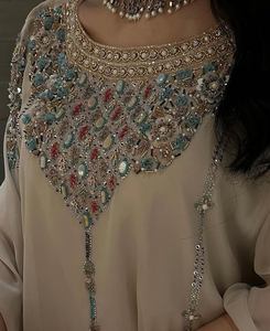 Abaya Dubai hồi giáo áo choàng Phụ nữ ăn mặc áo choàng kaftan europeanamerica N phụ nữ Châu phi dài ăn mặc mới burqa quần áo kích thước lớn - Product Image 2