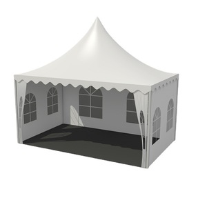Pyramid <b>Tent</b> 5x5m Outdoor Event <b>Canopy</b> Four Season Polyester Large Space Extended Type - Product Image 1