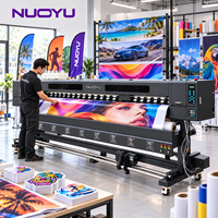 Système Hoson 3,2 mètres, double tête d'impression I3200E, 1440 dpi, machine à solvant écologique pour enseignes publicitaires, bannières PVC flexibles, impression rouleau à rouleau
