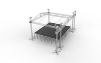 Audio line array actuación al aire libre evento concierto escenario truss