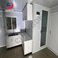 Maison préfabriquée extensible en conteneur de 40 pieds, 30 pieds, 20 pieds, en acier léger, pliable, préfabriquée, petite maison, villa, maison modulaire pliable