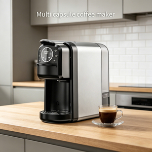 Cafetera Eléctrica Automática de 19 Bares, Personalizable OEM, Pequeña, 3 en 1, Multi Cápsulas - Product Image 4