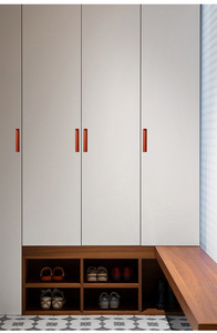 Kitchen PET Skin-Feel Morandi Color Handle Slotted Embedded Cabinet <b>Door</b> Handle for Dresser Living Room School Wardrobe for Mall - Product Image 2