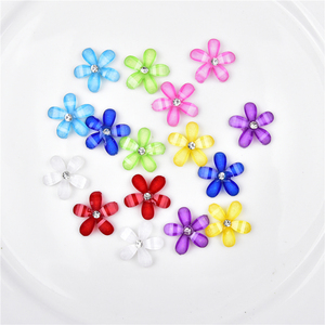 Encantos de esmalte de liga de fábrica, acessórios, reto, borboleta, margarida, resina, flor, artesanato, joias - Product Image 4