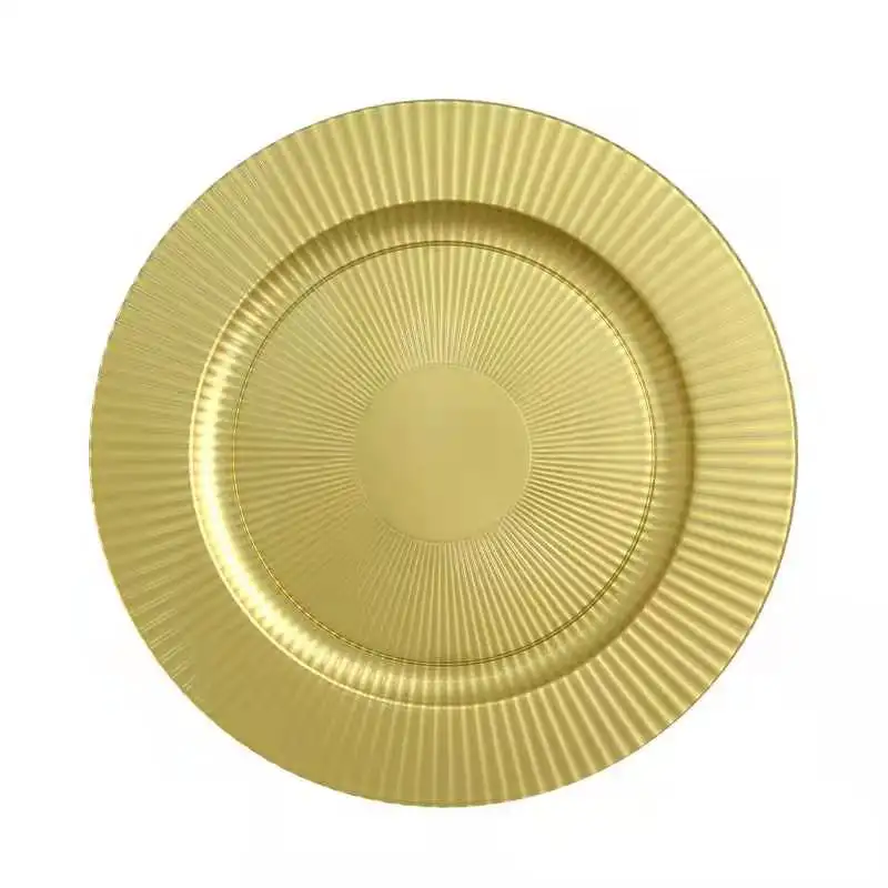 gold charger plates