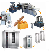 Ligne de production de pain semi-automatique compacte pour petites boulangeries et usines alimentaires