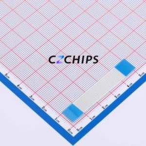 HX FFC-1.0-8P-50mm FFC Cable (Flexible Flat Cable) P=1mm Connector 8P 1mm 0.3mm Non-Inverting - Product Image 2