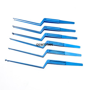 Forceps <span class=keywords><strong>de</strong></span> extracción microtumoral, pinzas <span class=keywords><strong>de</strong></span> agarre tumoral, anillo para cabeza, instrumentos <span class=keywords><strong>de</strong></span> Cirugía <span class=keywords><strong>de</strong></span> Neurocirugía <span class=keywords><strong>de</strong></span> titanio - Product Image 3