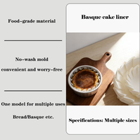 Moule à gâteau en papier pour cheesecake basque, gâteau éponge, antiadhésif, qualité alimentaire, écologique, résistant à la chaleur, compatible four, micro-ondes et congélateur