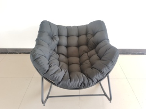 Confortável relaxe balançando a cadeira do balanço do rattan do quarto do balcão da cadeira com cadeiras de balanço exteriores do coxim macio - Product Image 5