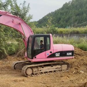 Excavatrices Caterpillar 320 d'occasion de haute qualité CE, excavatrices sur chenilles de 20 tonnes d'occasion, accessoire de pince, marteau hydraulique - Product Image 4