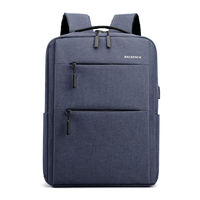 Sac à dos pour ordinateur portable multi-poches personnalisé en gros, résistant à l'eau, anti-rayures, pour affaires, voyages, école, avec port USB, grande capacité