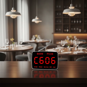 CATEL CTTN85 Orologio Impermeabile con Cicalino Vibrante, Pulsante di Chiamata Personalizzabile per Ristoranti e Caffè - Product Image 3